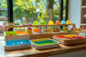 6 idéées de plateau d’apprentissage pédagogique Montessori